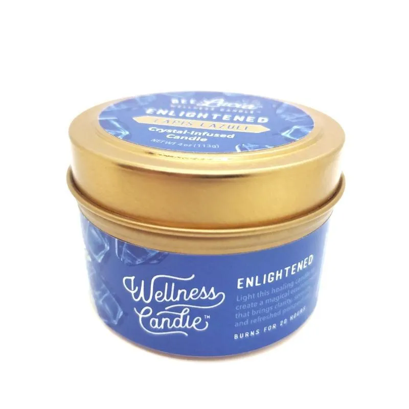 (20% Off) Candle 4oz - Lapis Lazuli (Enlightened) 4oz Travel Tin by Bee Lucia