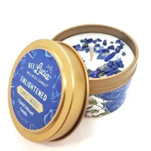 (20% Off) Candle 4oz - Lapis Lazuli (Enlightened) 4oz Travel Tin by Bee Lucia