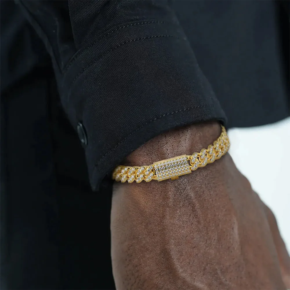 6mm Iced Out Cuban Bracelet