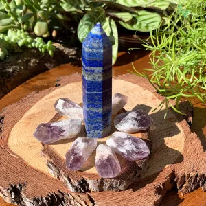 8-Piece Lapis Lazuli   Amethyst Set