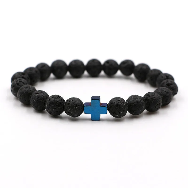 8mm Energy Volcanic Stone Bracelet
