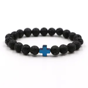 8mm Energy Volcanic Stone Bracelet