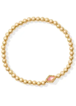 Abbie Beaded Stretch Bracelet Gold Azalea Illusion by Kendra Scott