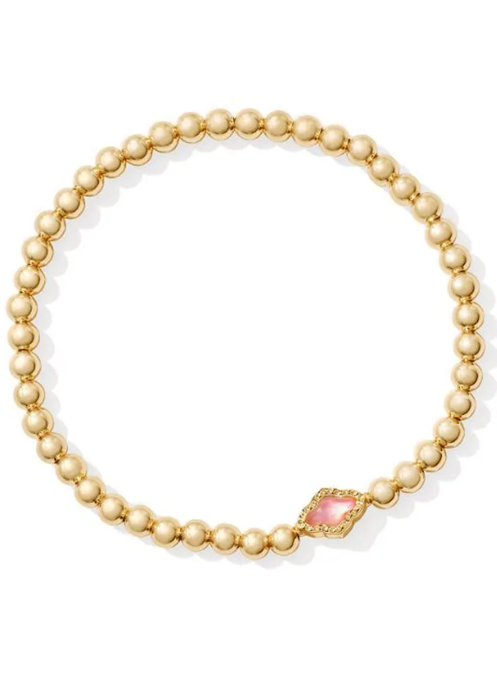 Abbie Beaded Stretch Bracelet Gold Azalea Illusion by Kendra Scott