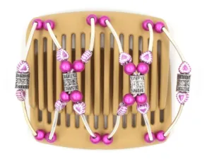 African Butterfly Chameleon Hair Comb - Beada Tube Blonde 10