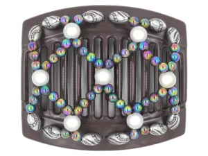 African Butterfly Thick Hair Comb - Ndalena Brown 134