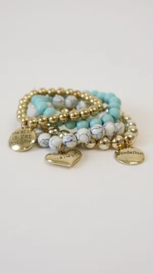 Always Stack Bracelet in Turquoise Multi