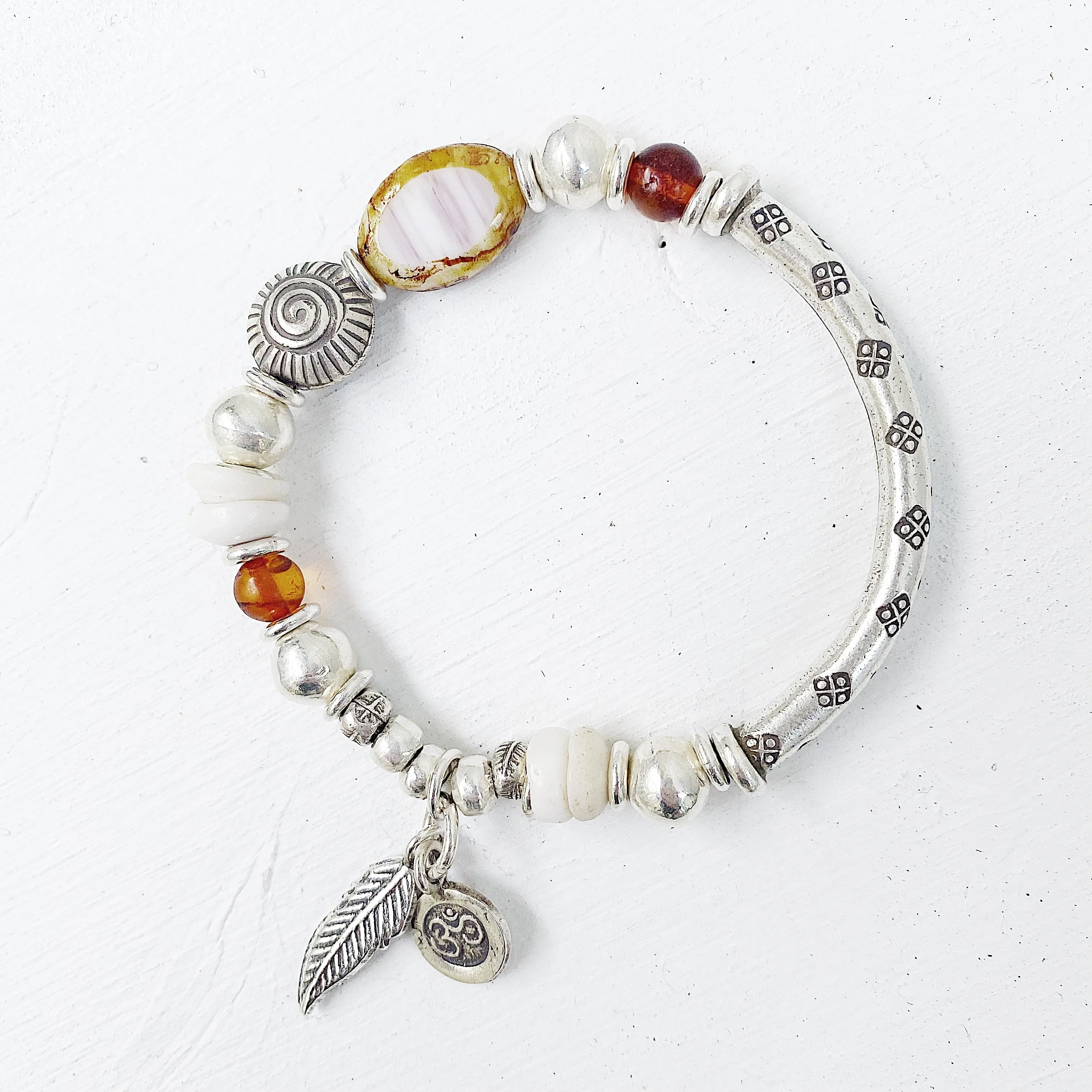 AMBER EARTH GODDESS BRACELET