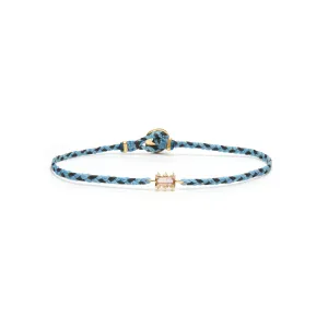 Amethyst Mosaic Charm Signature Bracelet in Tropical Blue & Black