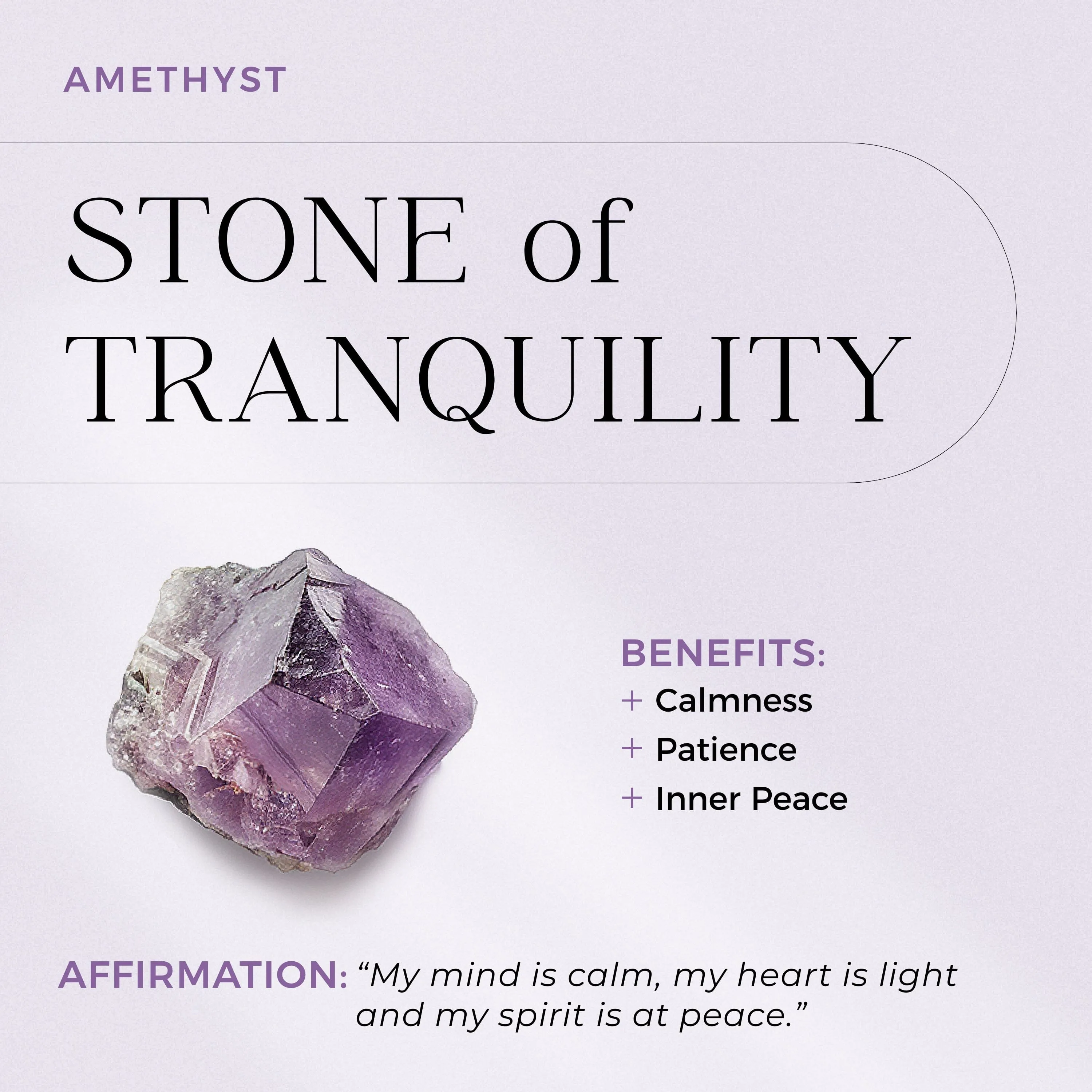 Amethyst Necklace - Moon Desire