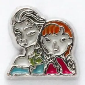 Anna&Elsa Locket Charm