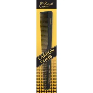 Annie Royal Crown Series Carbon Barber Comb 7 Inch