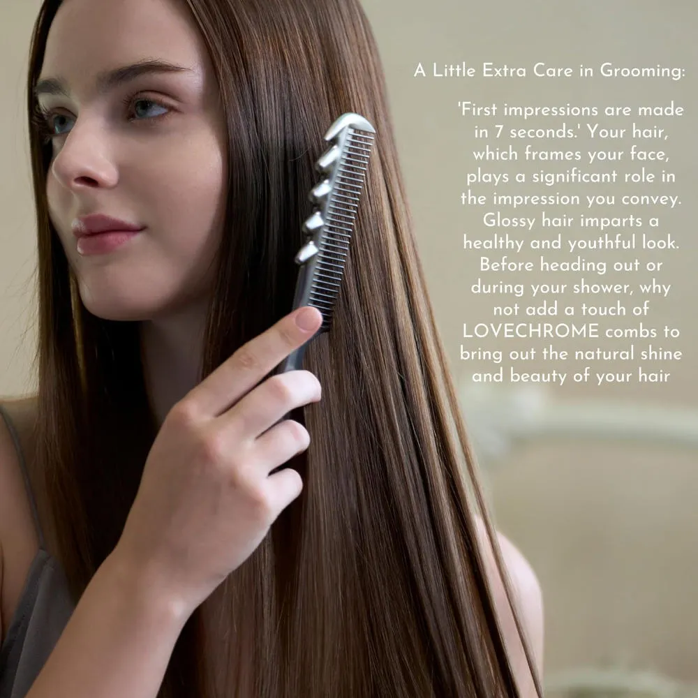 Anti-static Massage & Comb - 24-carat Gold plating