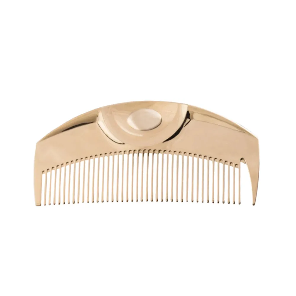 Anti-static Massage & Comb - 24-carat Gold plating