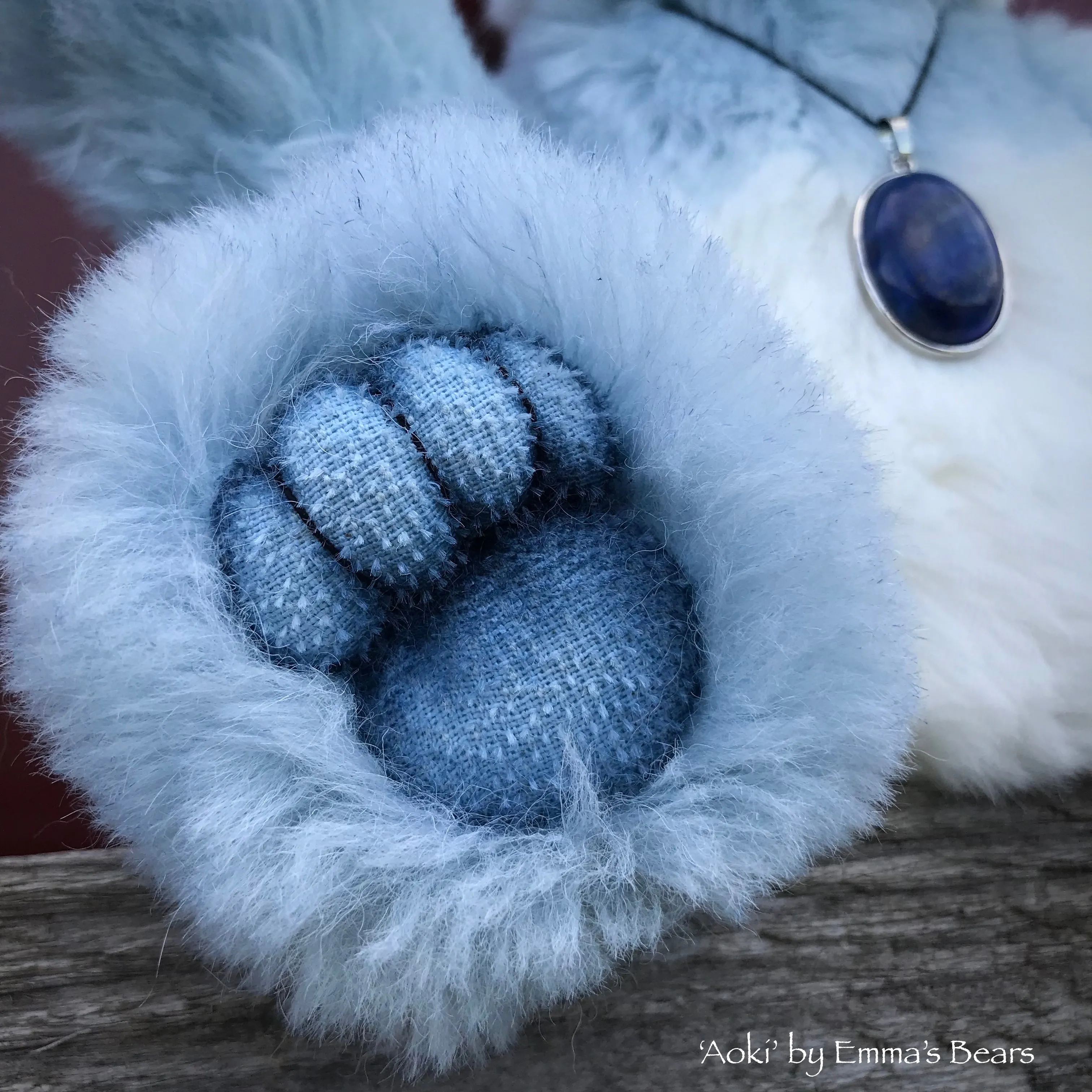 16 One-of-a-Kind Alpaca & Faux Fur Easter Bear by Emmas Bears - Artist Created Aoki
