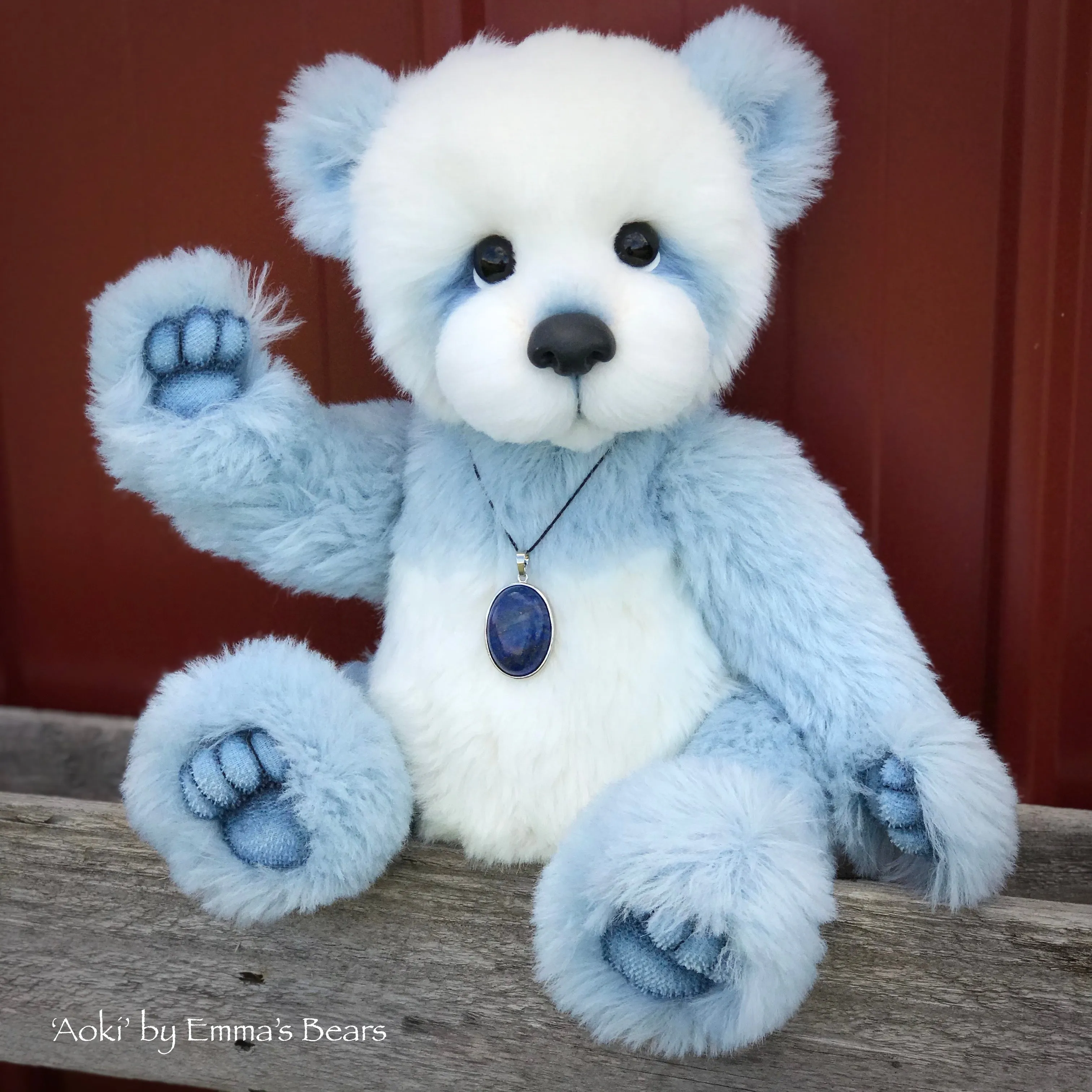 16 One-of-a-Kind Alpaca & Faux Fur Easter Bear by Emmas Bears - Artist Created Aoki