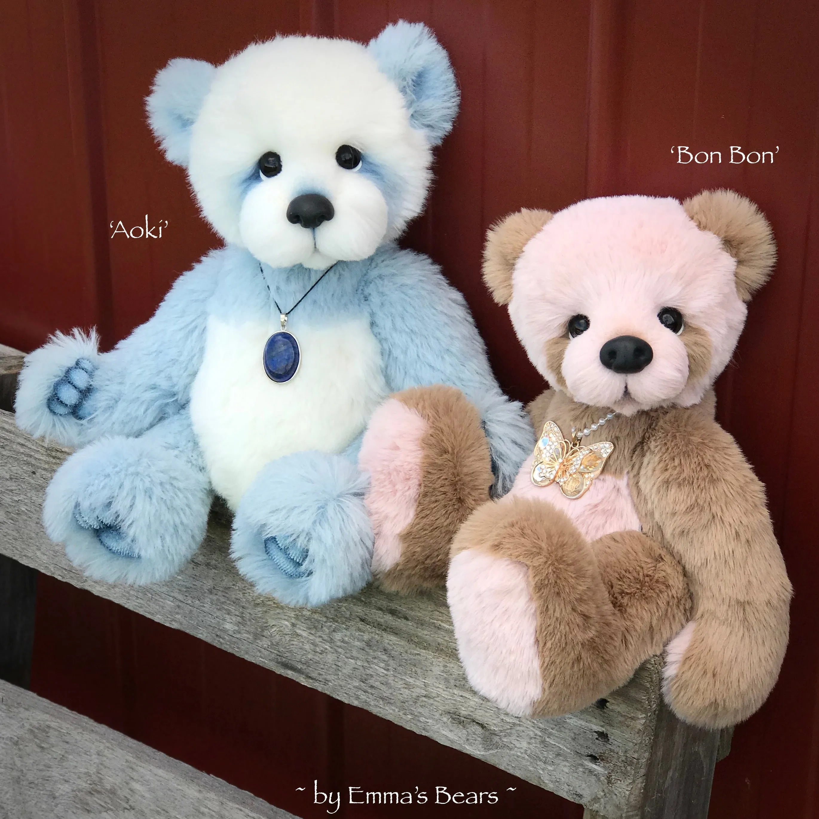 16 One-of-a-Kind Alpaca & Faux Fur Easter Bear by Emmas Bears - Artist Created Aoki
