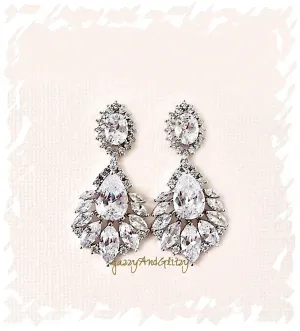 Art Deco Bridal Earrings Vien
