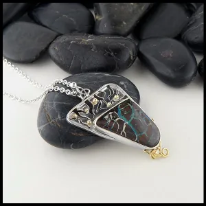 Australian Boulder Opal Pendant