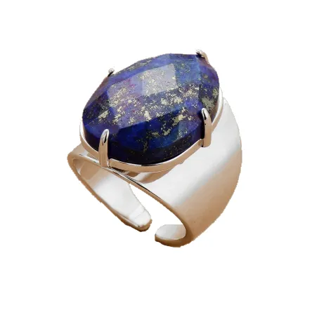 Bague de Sagesse en Lapis Lazuli : Un Gardien de l'Harmonie Émotionnelle et de l'Équilibre Intérieur