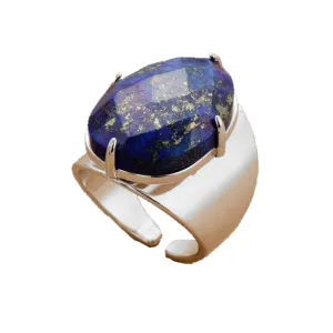 Bague de Sagesse en Lapis Lazuli : Un Gardien de l'Harmonie Émotionnelle et de l'Équilibre Intérieur