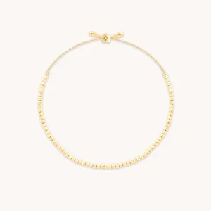Beaded Bracelet in Solid Gold