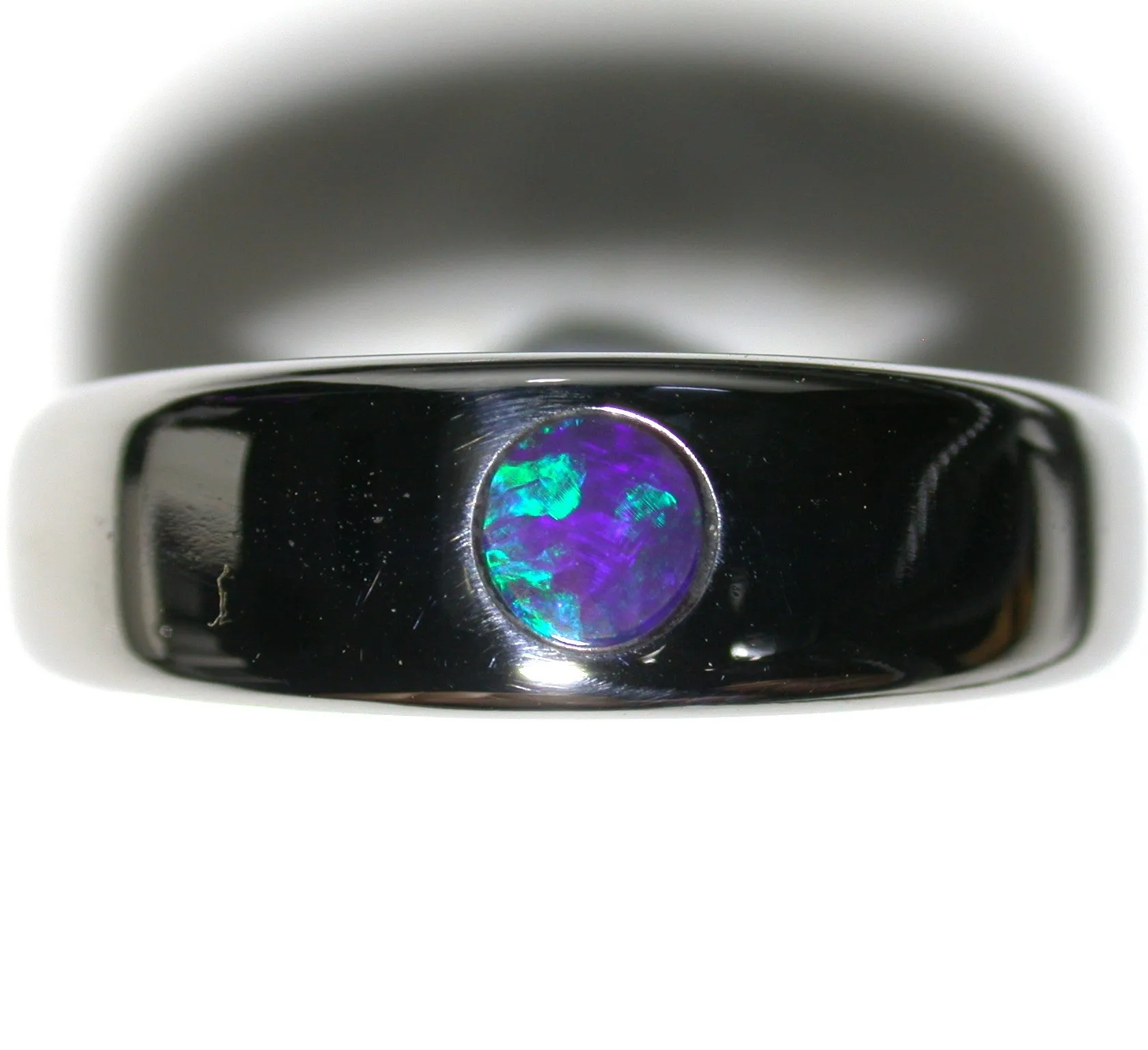 Blue solid  boulder opal from Quilpie