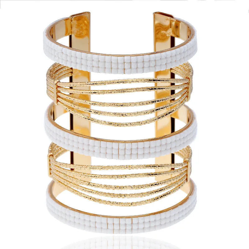 Bracelet Personality All-match Hot Diamond Wide Bracelet