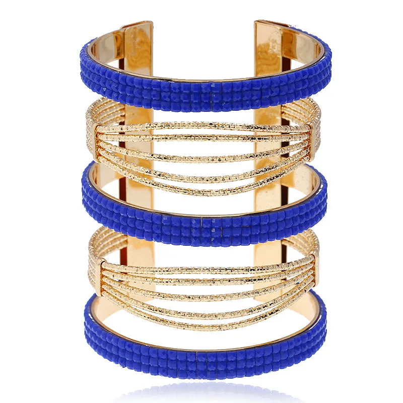 Bracelet Personality All-match Hot Diamond Wide Bracelet