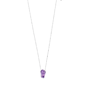 CHAKRA Amethyst necklace silver-plated