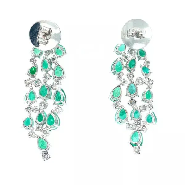 CHANDELIER EMERALDS EARRINGS