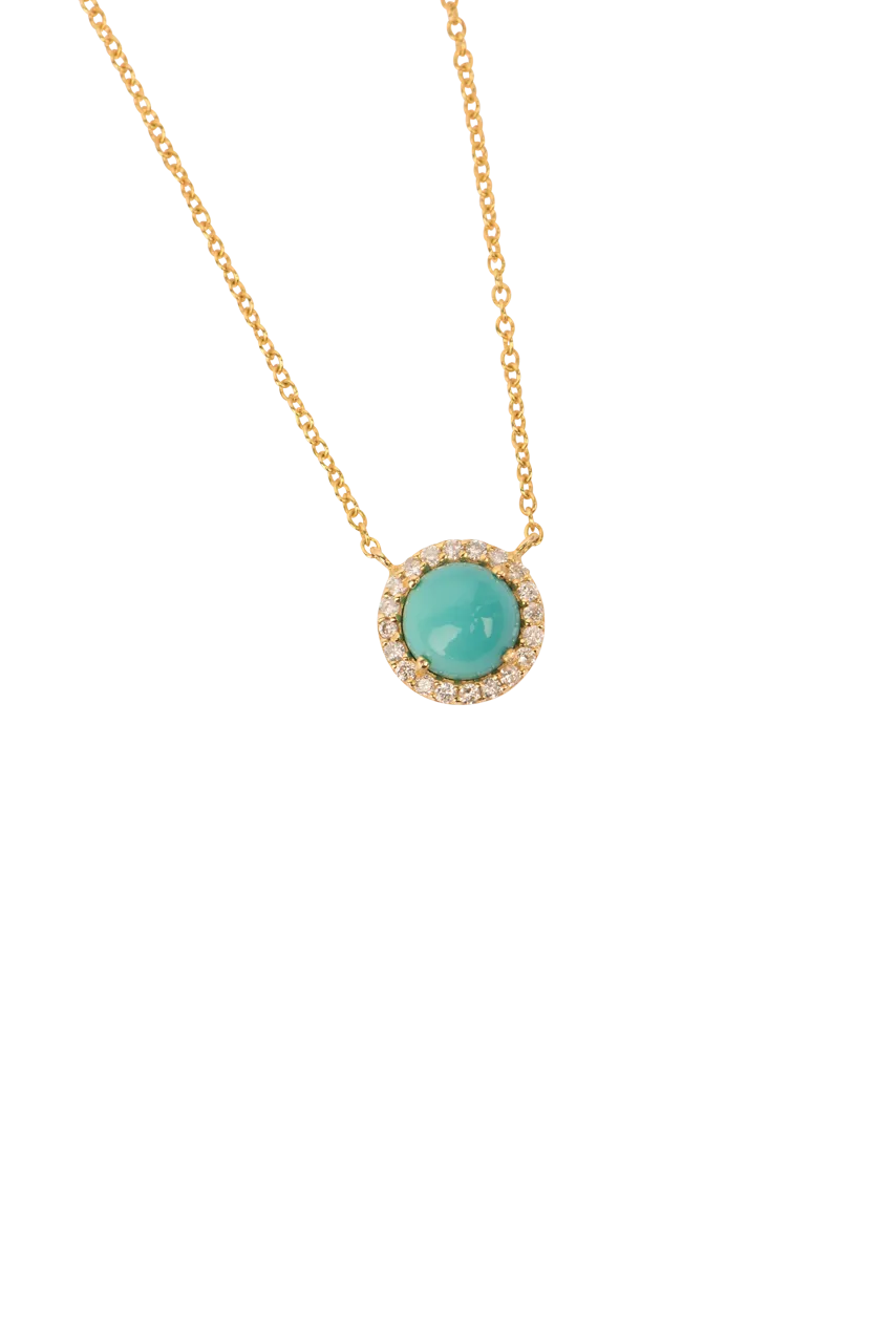 Christina Greene 14K Gold & Diamond Pendant Necklace