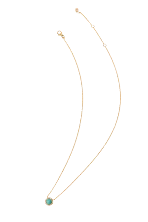 Christina Greene 14K Gold & Diamond Pendant Necklace