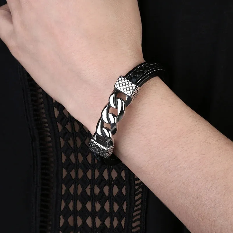 Classic chain stainless steel bracelet