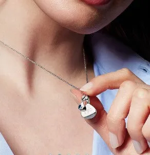Coast October Birthstone Synthetic Opal Tag Necklace