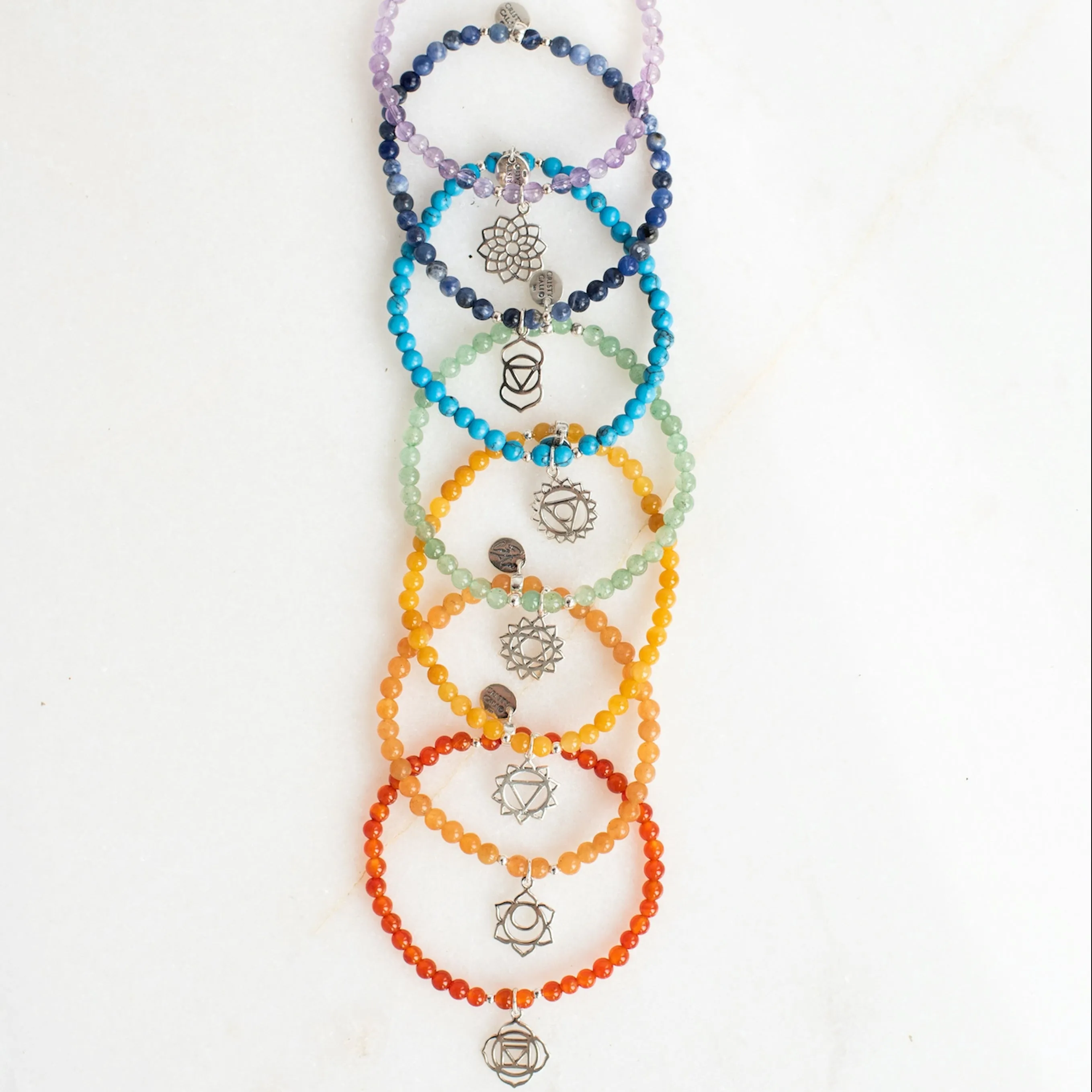 Crown Chakra Amethyst Signature Stretch Bracelet