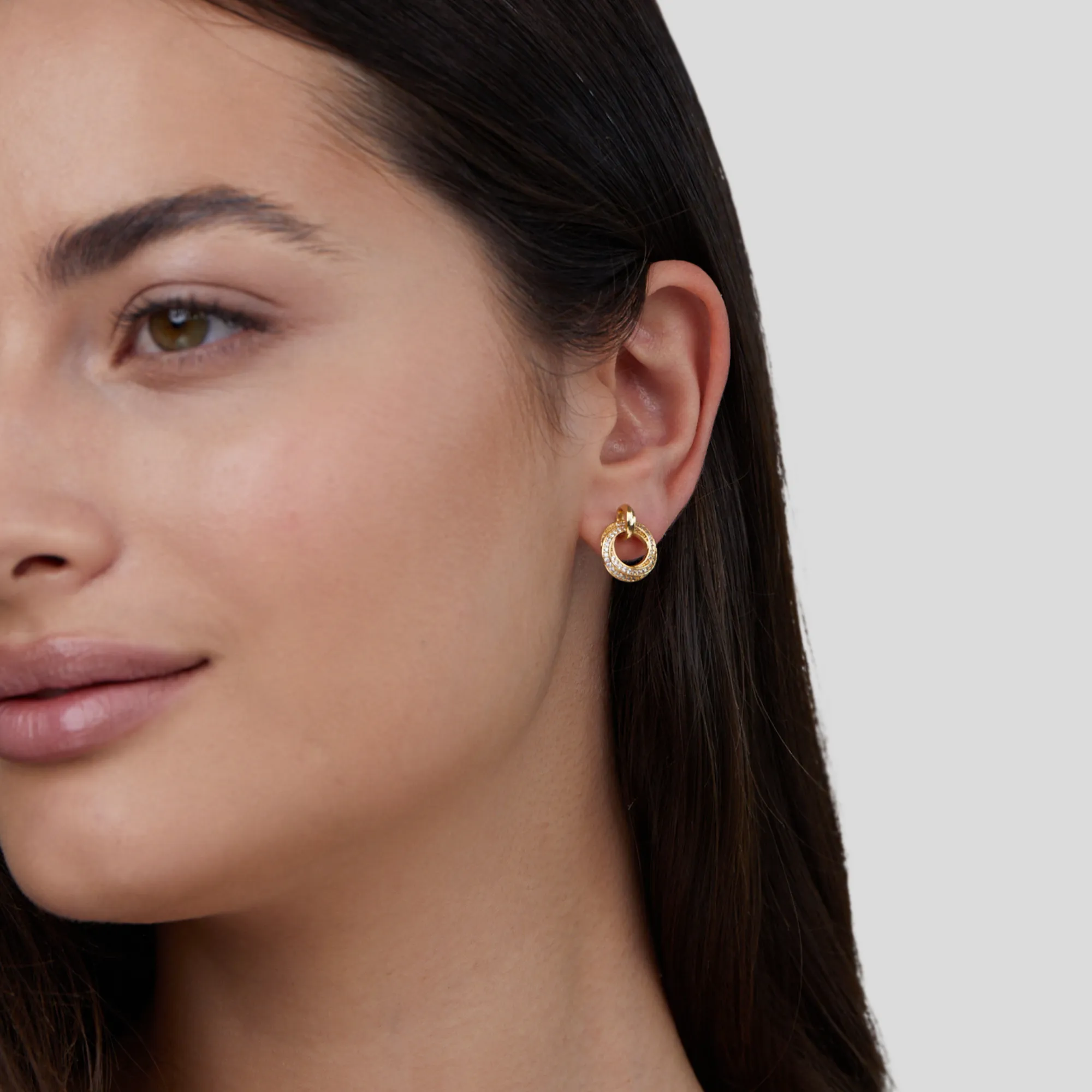 Crystal Infinity Earrings