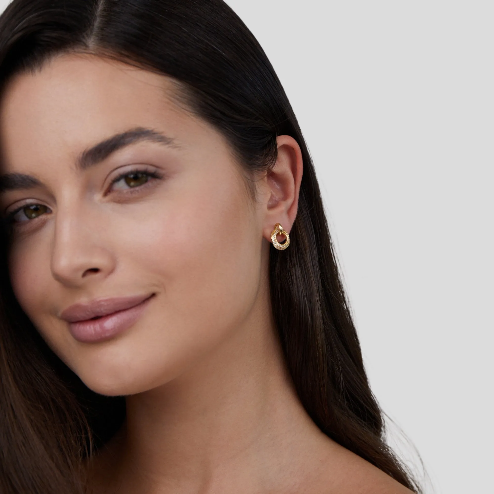Crystal Infinity Earrings