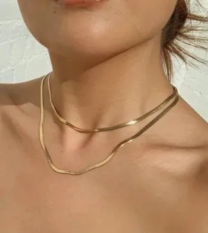 Dainty Snake Necklace 3mm