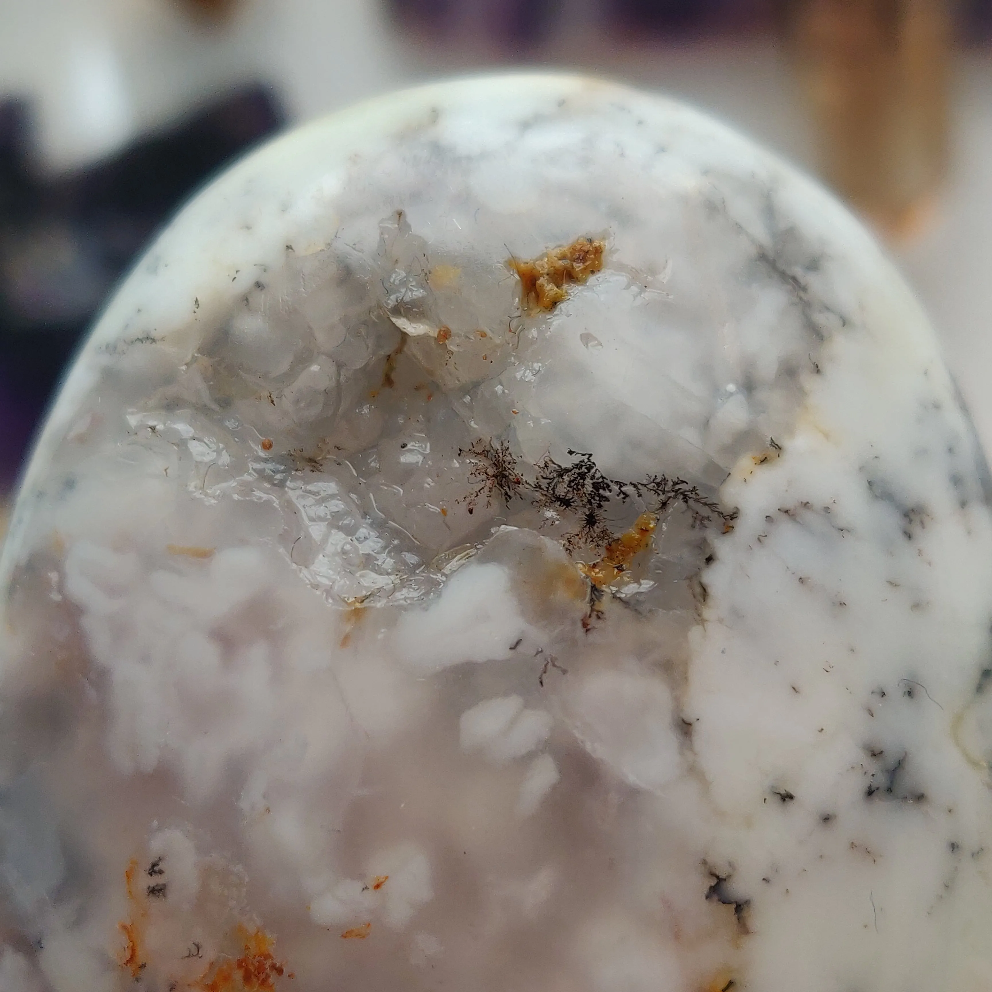Dendritic Opal Palm Stone (#43)