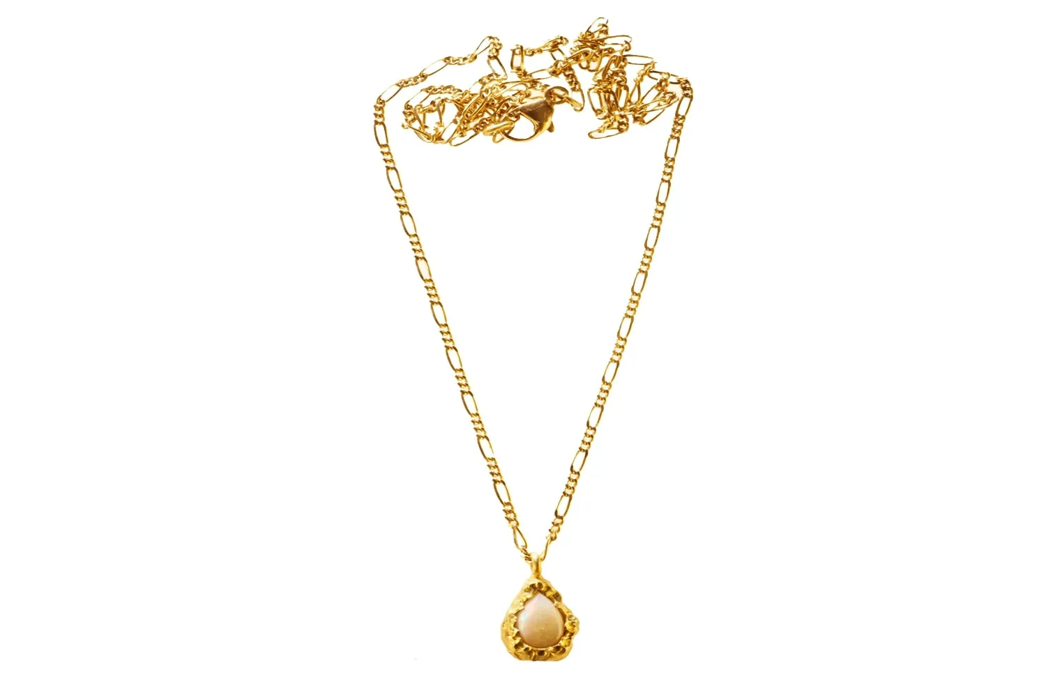 Drawn Teardrop Necklace
