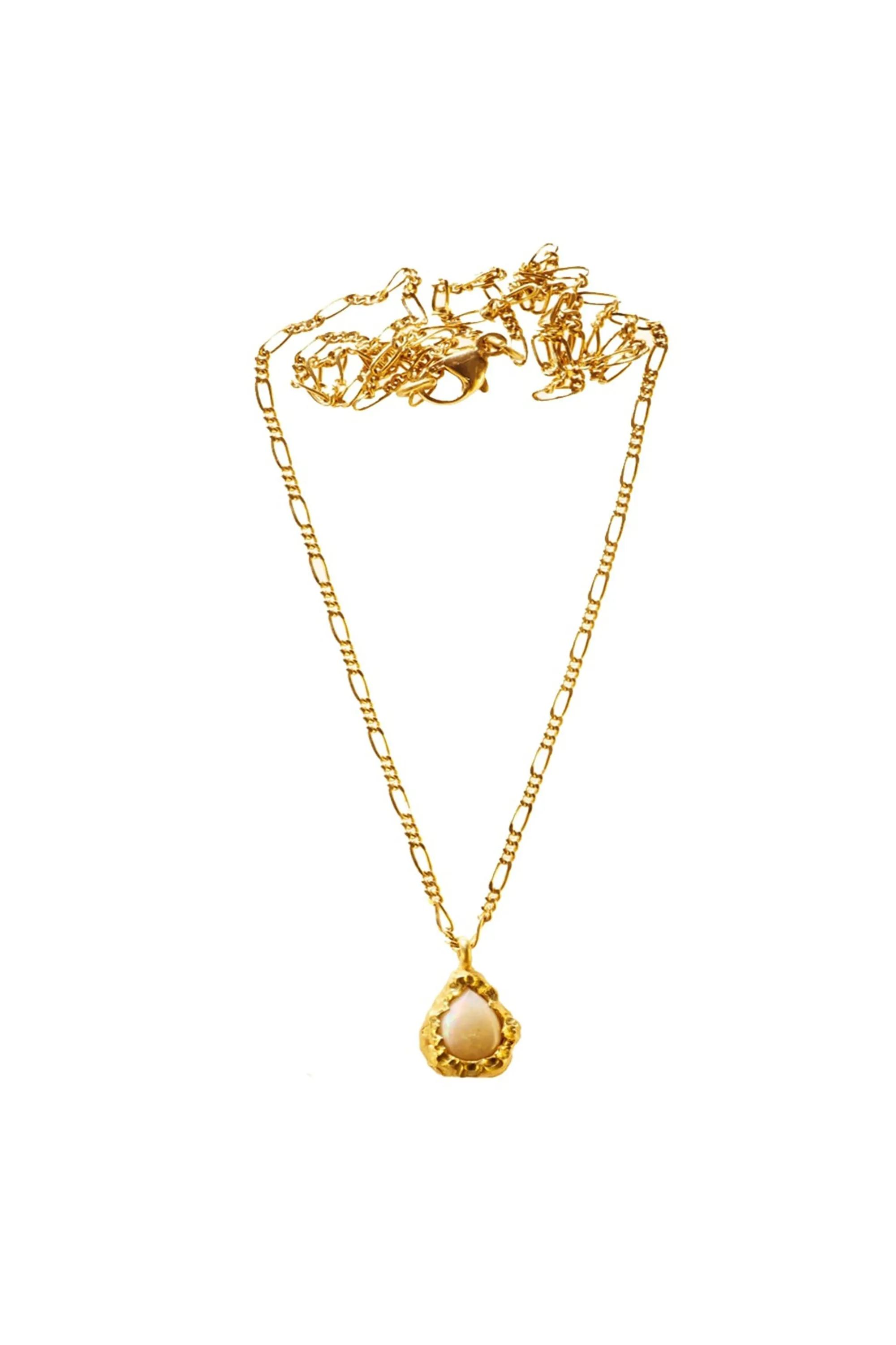 Drawn Teardrop Necklace