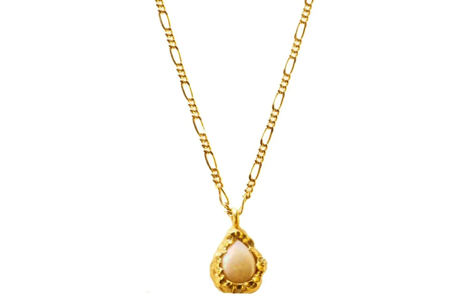 Drawn Teardrop Necklace