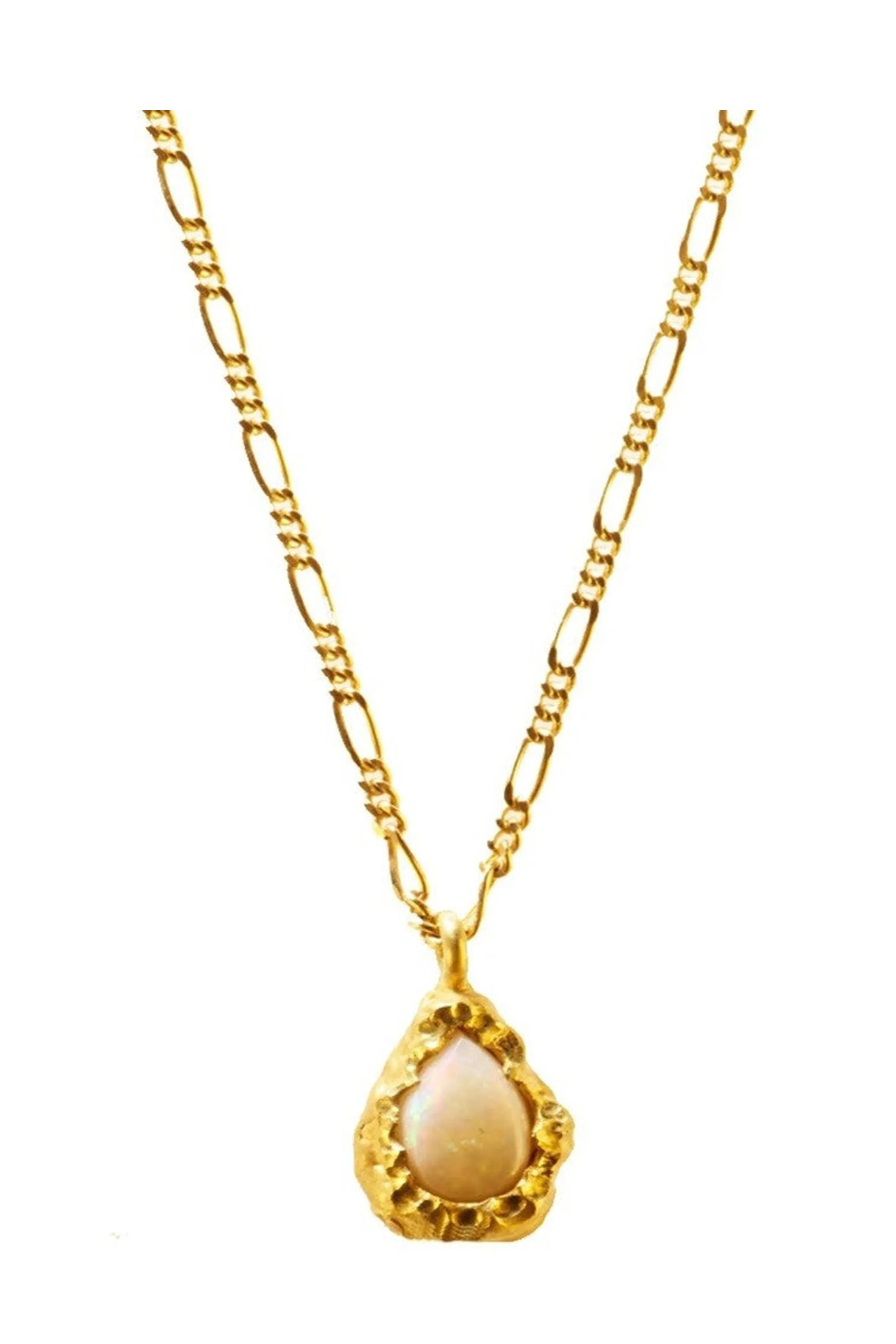 Drawn Teardrop Necklace