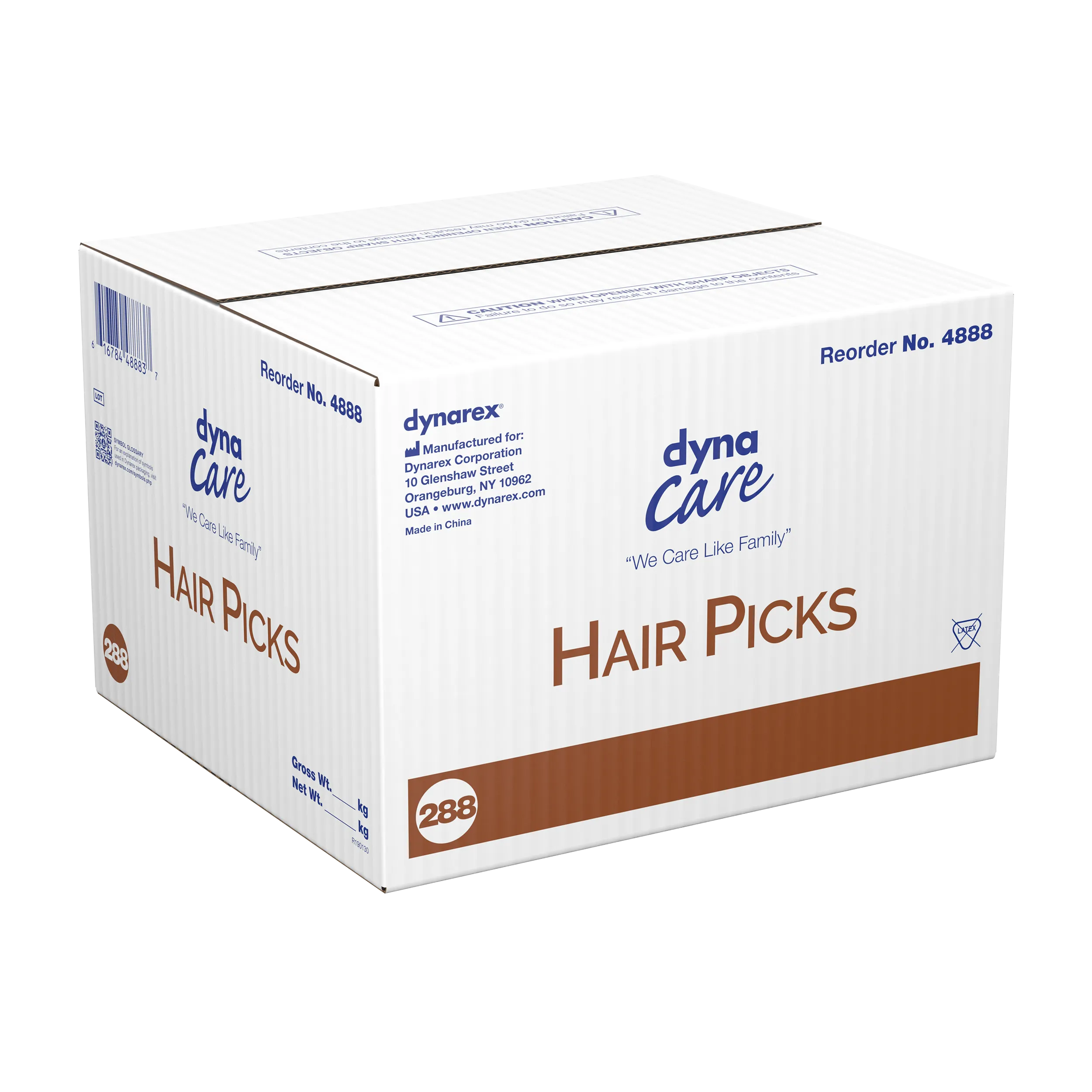 Dynarex - Hair Pick, 288/case