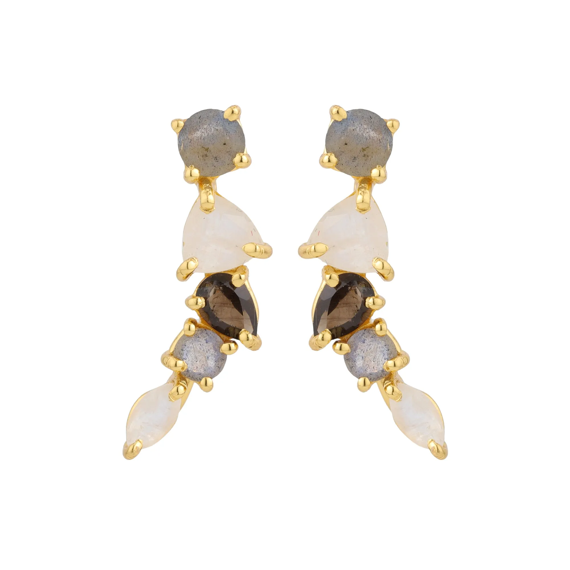 Earrings - Climbers in Neutrals