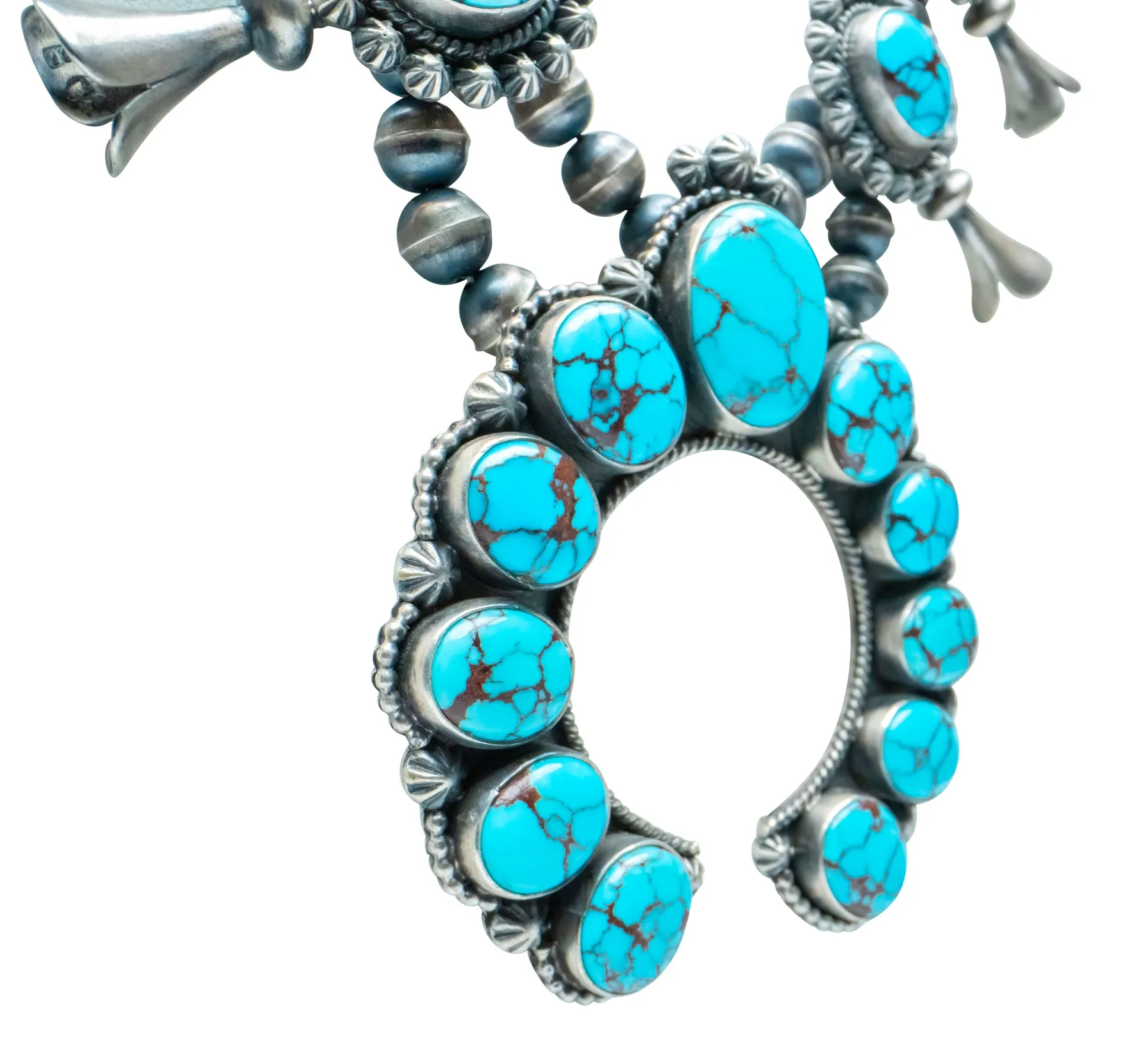 Egyptian Turquoise Squash Blossom Necklace | Bea Tom