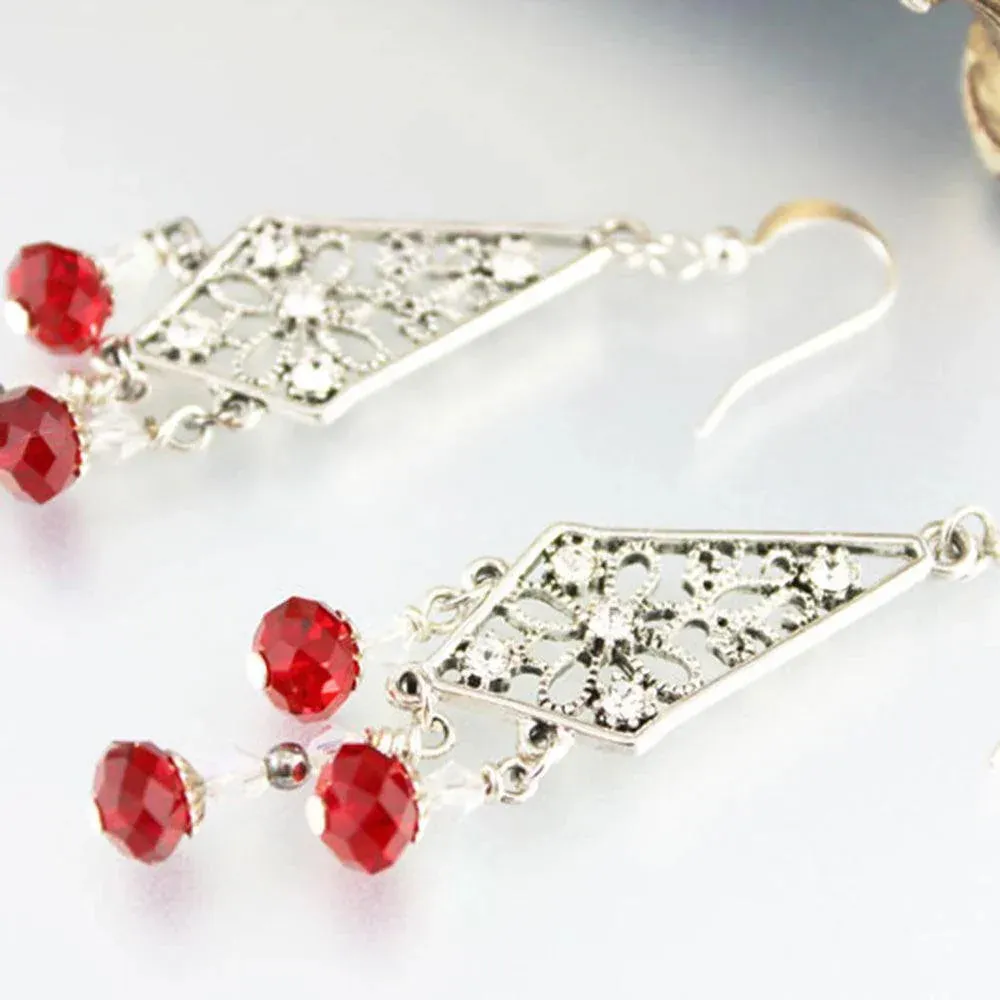 Elegant Long Chandelier Earrings