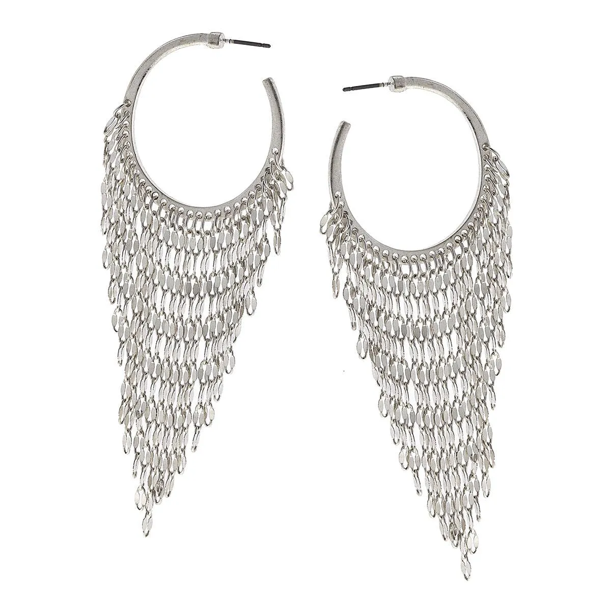 ELLE CHANDELIER HOOP EARRINGS