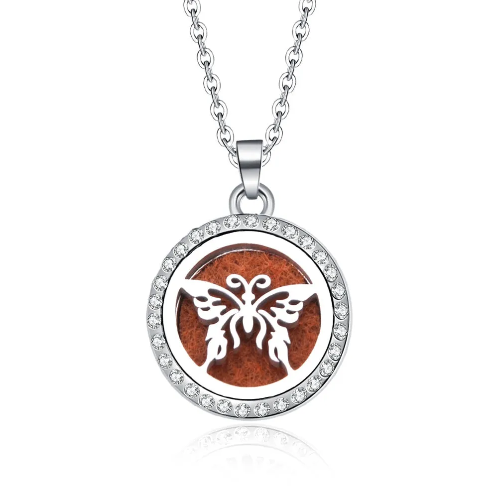 Essential Oil Diffuser Perfume Locket Pendant